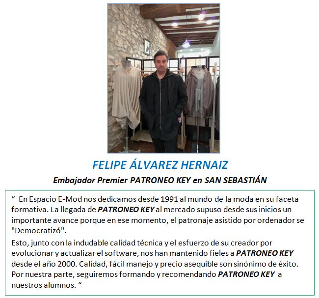 Embajador Premier PATRONEO KEY en SAN SEBASTIÁN