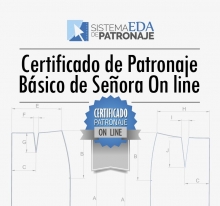 Certificado de Patronaje Básico de Señora On Line
